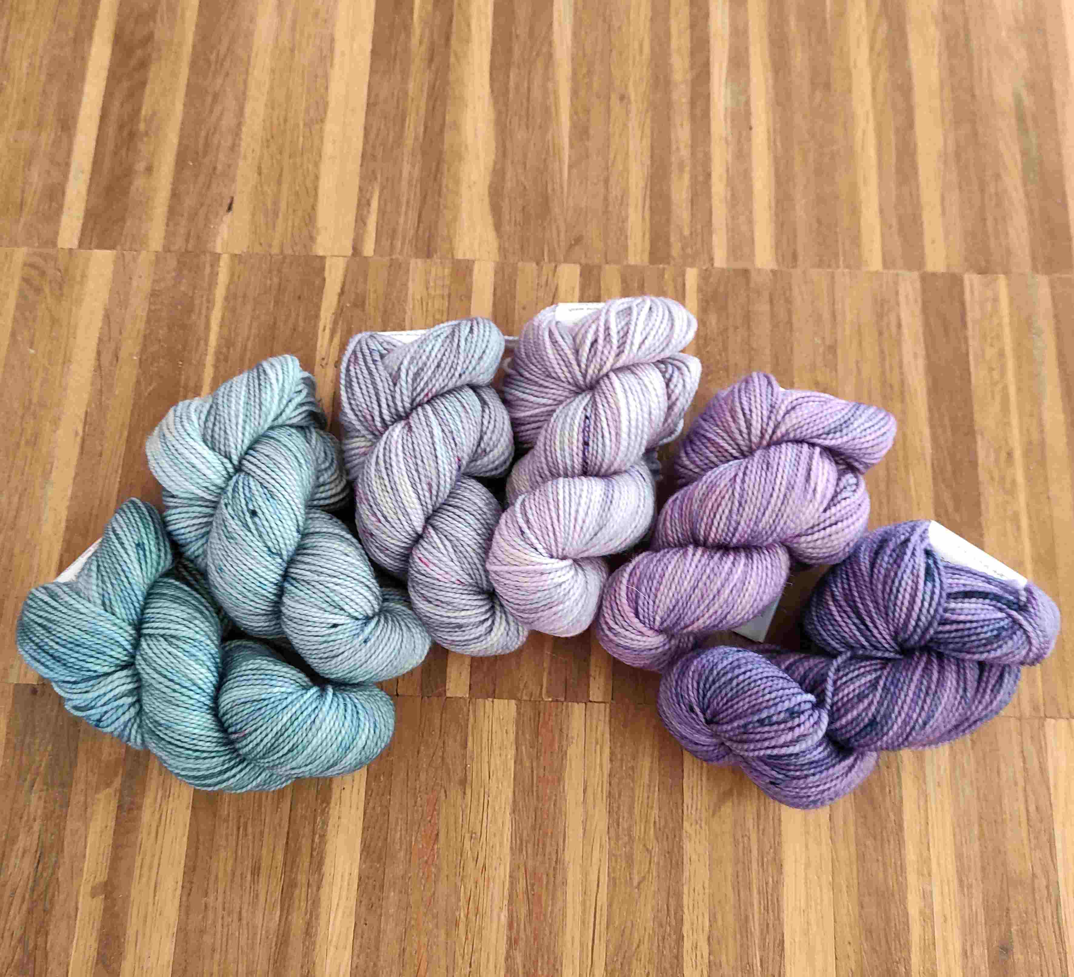 Strickgarn Miss Babs Gradient Set Yummy 2-ply Farbe Scenic Overlook