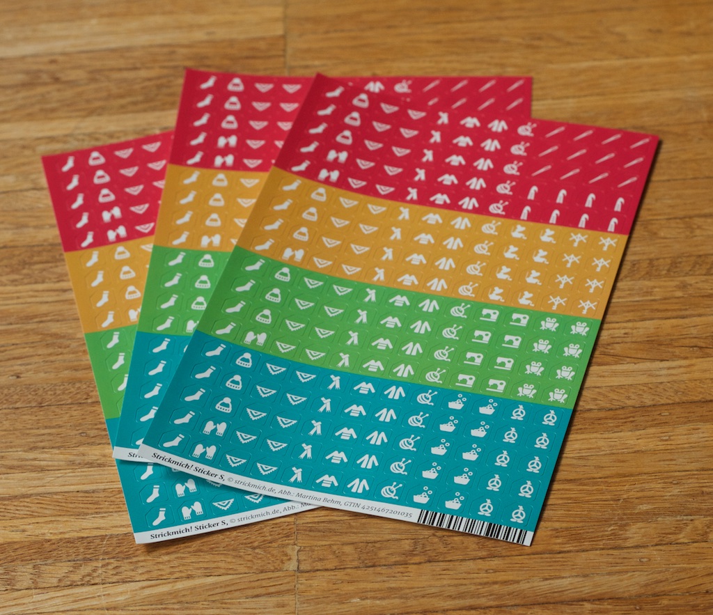 Strickmich! Stickers (3 Sheets)