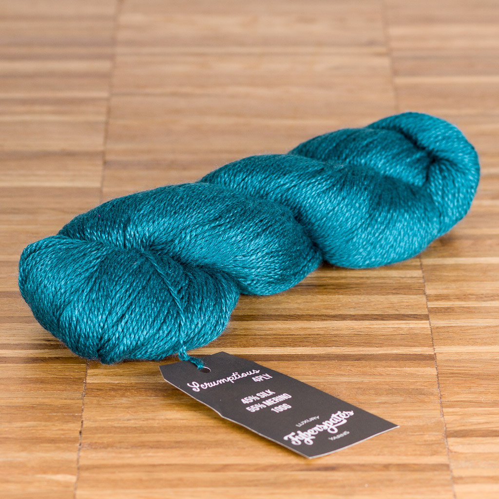 Fyberspates Scrumptious 4ply Farbe Teal 308