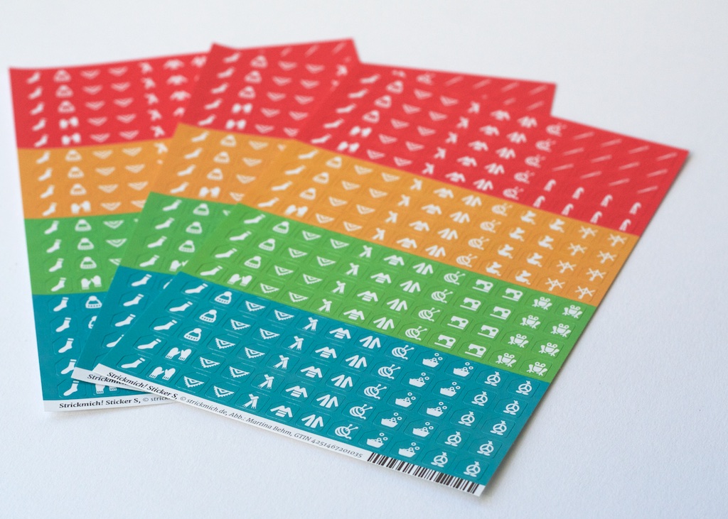 Strickmich! Stickers (3 Sheets)