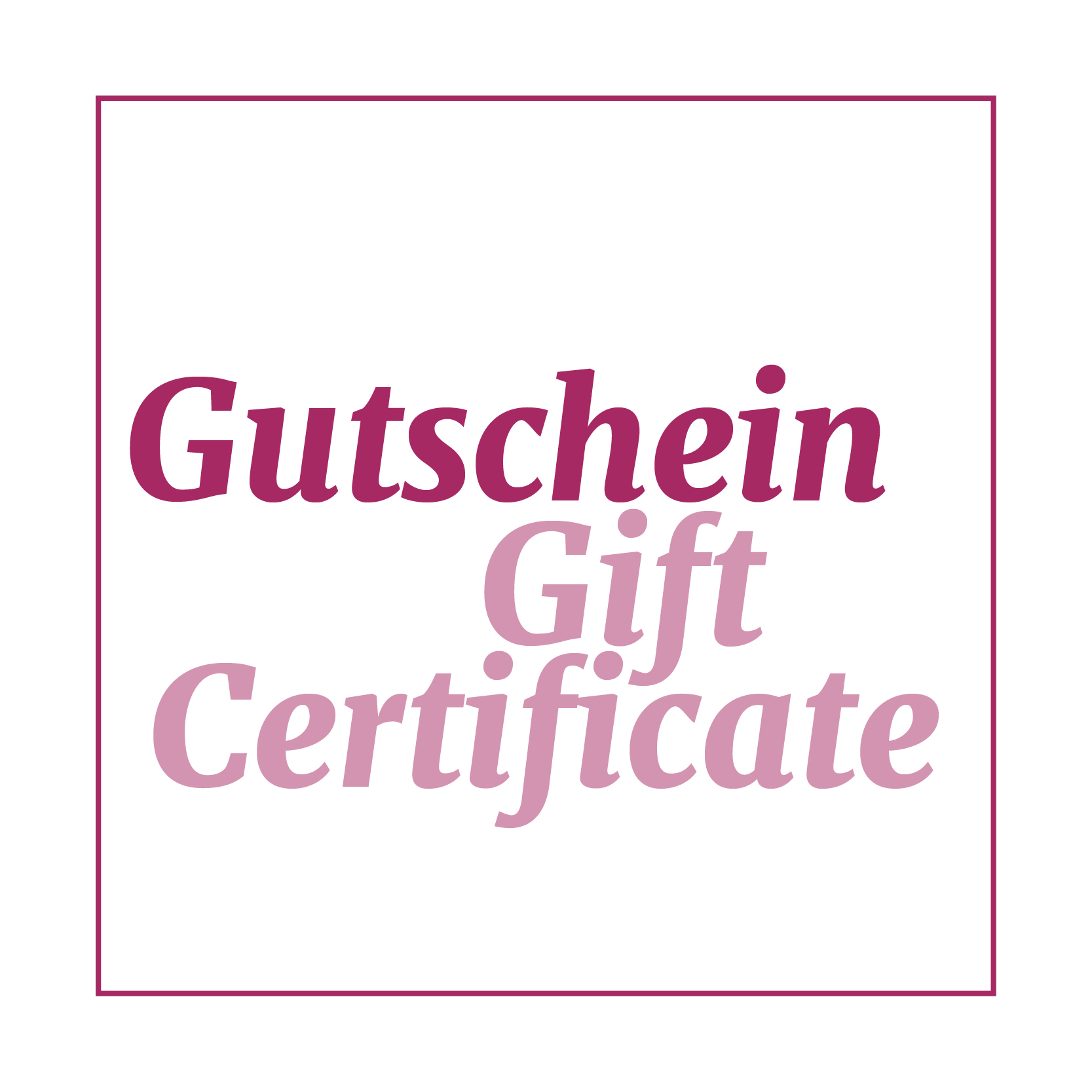 Gift Certificate (PDF)